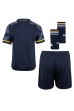 Real Madrid Babyklær Borte Fotballdrakt til barn 2023-24 Korte ermer (+ Korte bukser)
